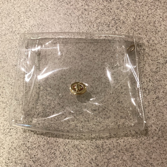 ♥️CLOSET CLEAROUT♥️ Clear Clutch - Picture 1 of 4